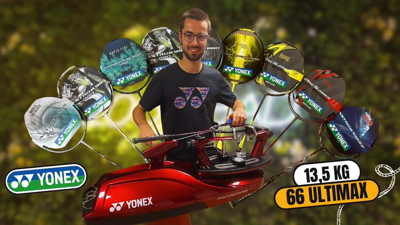 Quelle est la meilleure raquette YONEX ? Je les cordes pour ensuite les tester avec @antoinebadhack