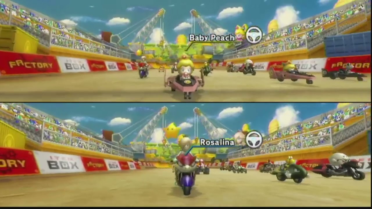 Mario Kart Wii - 2 players ┃5 Races┃ 150cc