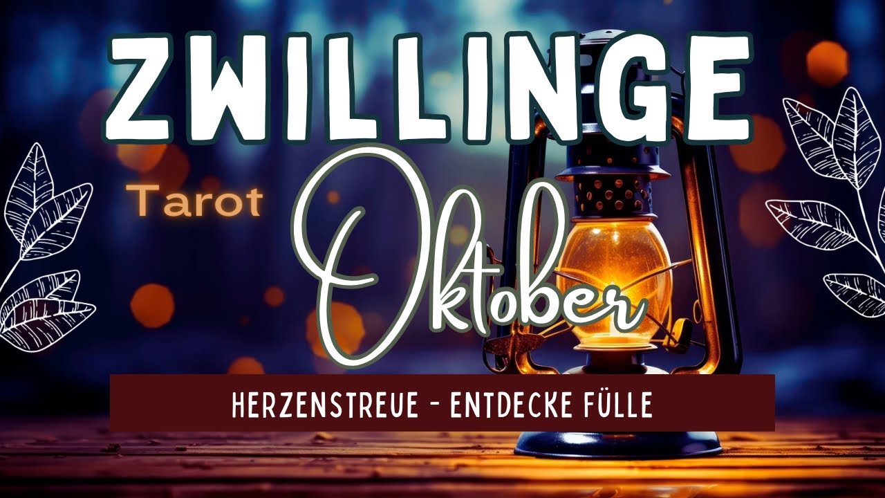 ZWILLINGE - OKTOBER ♊️ Dein Licht, Deine Schönheit | Du bleibst deinem Ziel treu