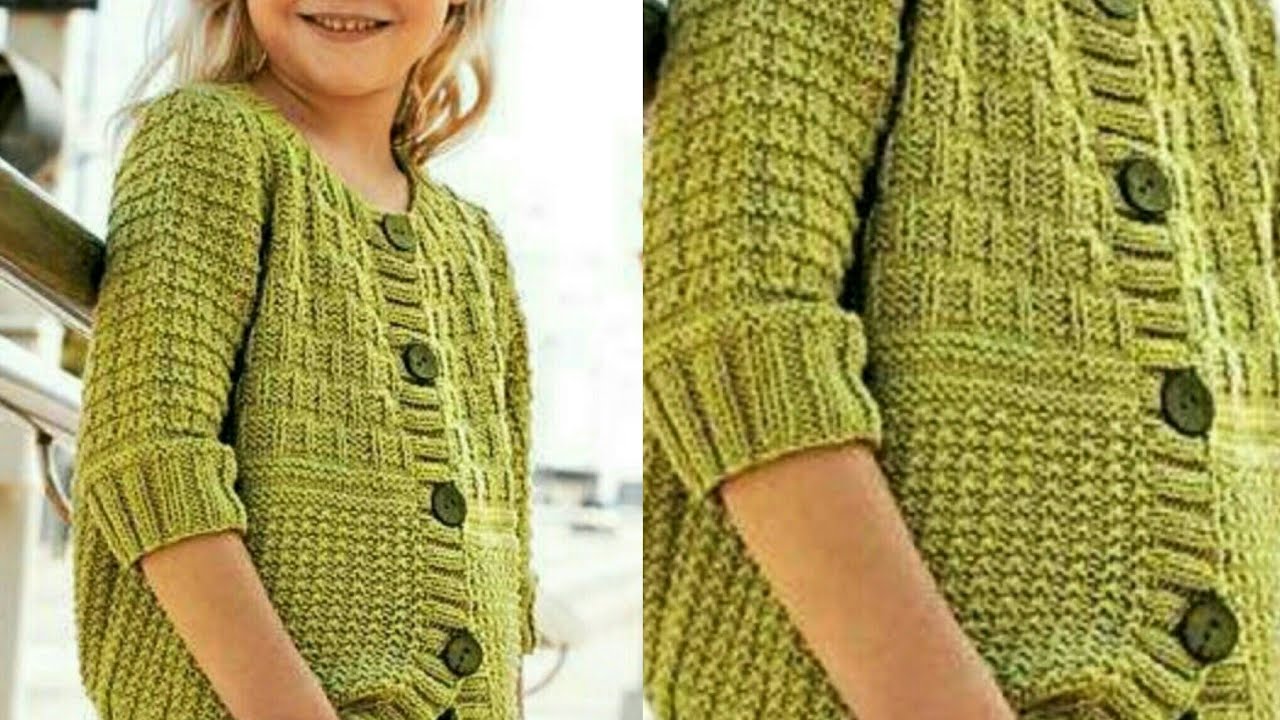Sweater design for 8-10 year old girls in hindi/Three in one design:Design-119