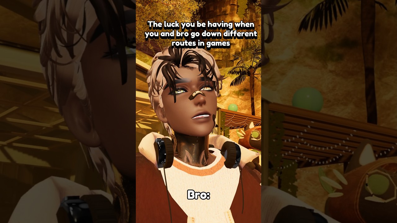 When your game route is different from bros #vr #vrchat #skit #vrchatfunny