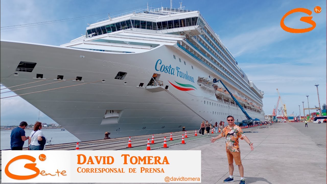 Nota (cápsula) Crucero Costa Favolosa | Argentina | Gente's Travel Con David.