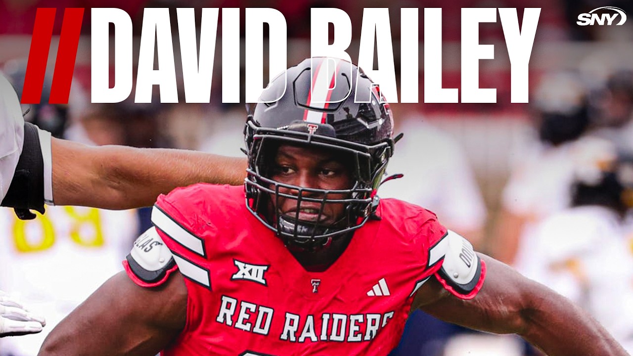 David Bailey 2025 Season Highlights | Texas Tech DE | 2026 New York Jets NFL Draft Pick