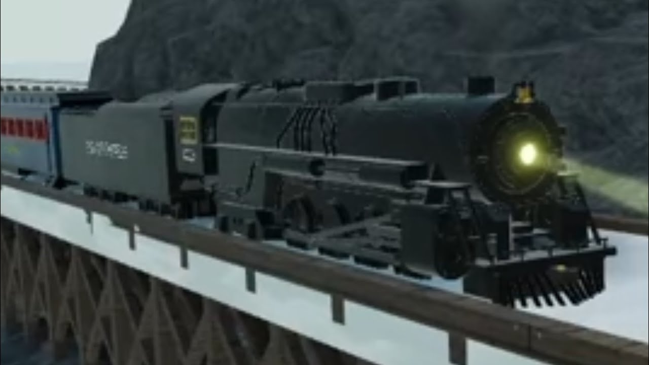 The Polar Express in Roblox Ro Scale Central Railroad Part 8