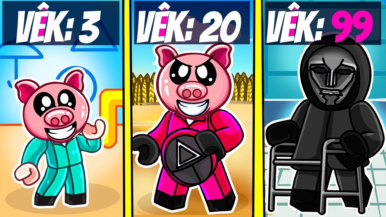 Od NAROZENÍ po 99 LET ve SQUIDGAME v Robloxu!