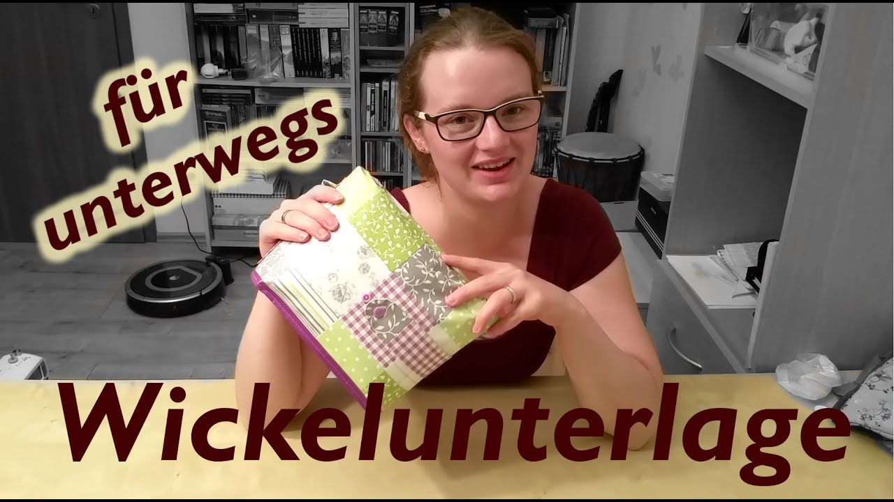 Meine Wickelunterlage mit Taschen für unterwegs