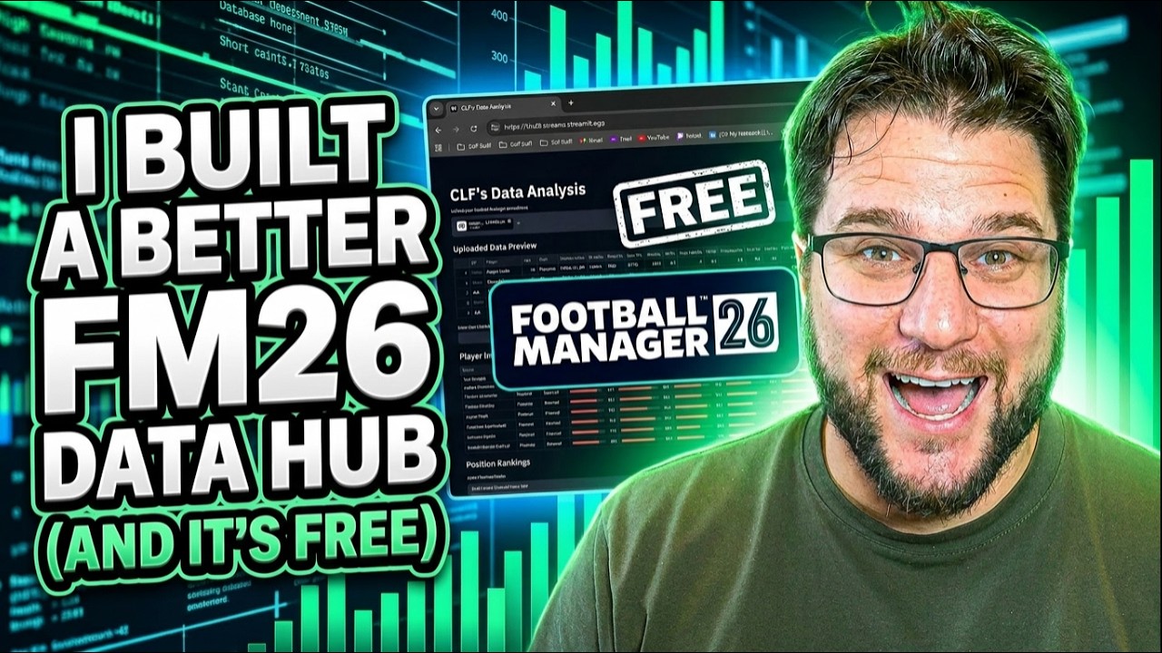 I Built a Better FM26 Data Hub (And It's Free)