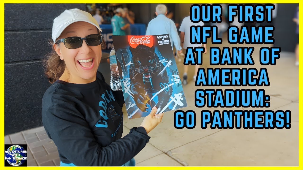Our First NFL Game: Panthers Roar at Bank of America Stadium!  #keeppounding