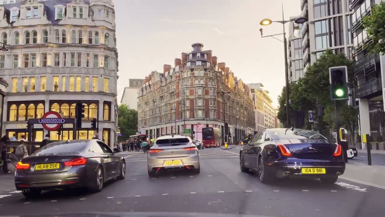 Ever Seen Knightsbridge From a Calm Dashcam Drive? 🌆 Silent POV ASMR