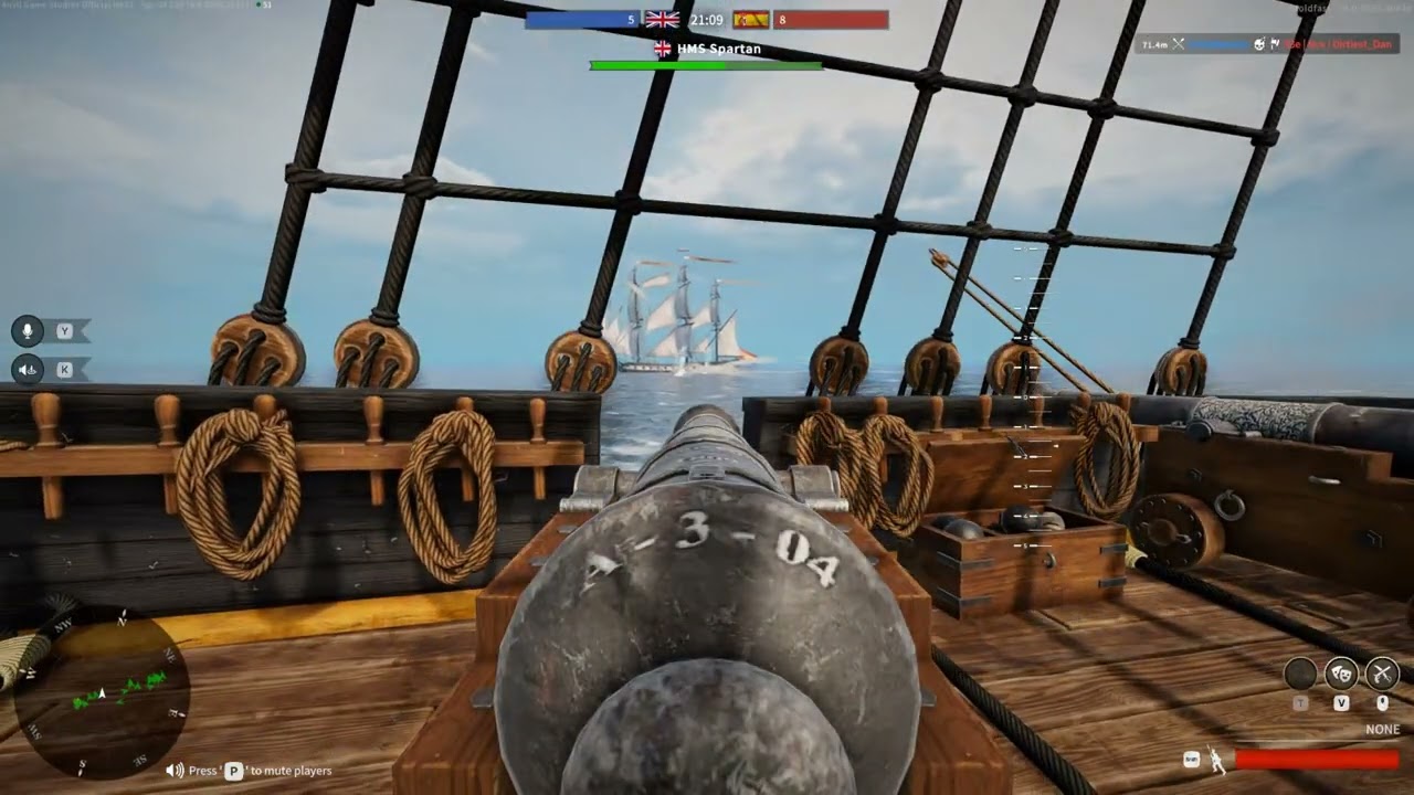 Navel War with my buddy Alpine