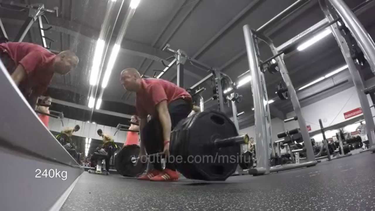 poverty bench 240kg deadlift