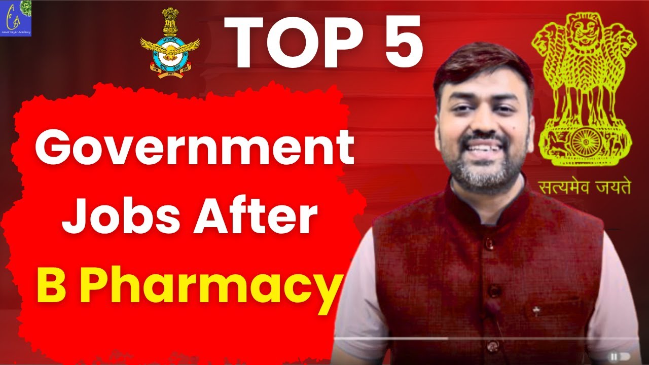 💊 B.Pharmacy ke Baad Govt Jobs | Career & Scope After B Pharma | Best Job Opportunities in 2025