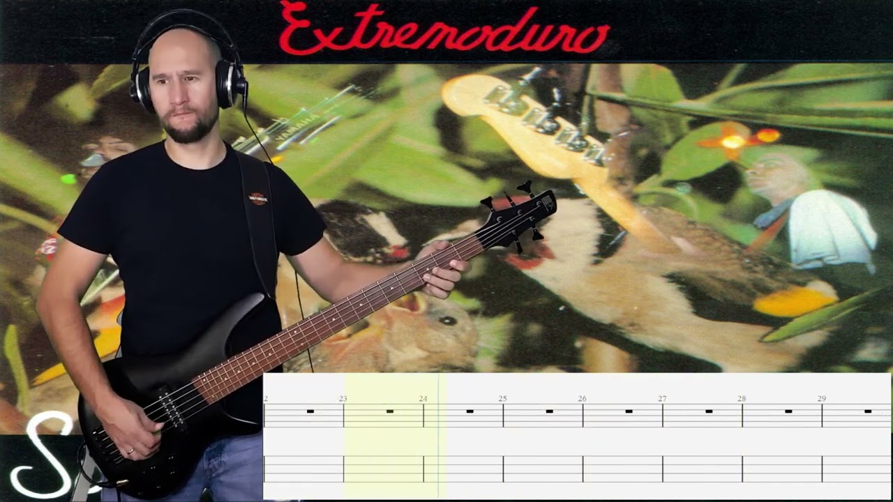 Extremoduro Bass Cover (+ Tab): Destrozando 