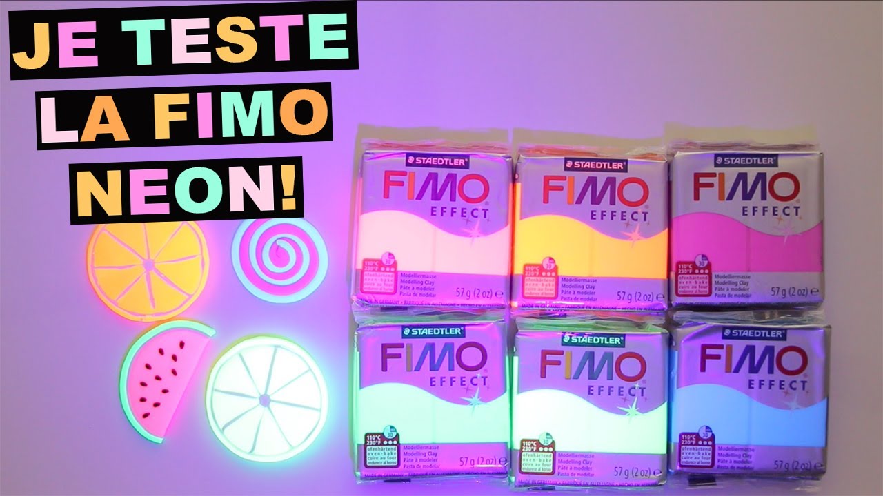 JE TESTE LA NOUVELLE FIMO NEON!