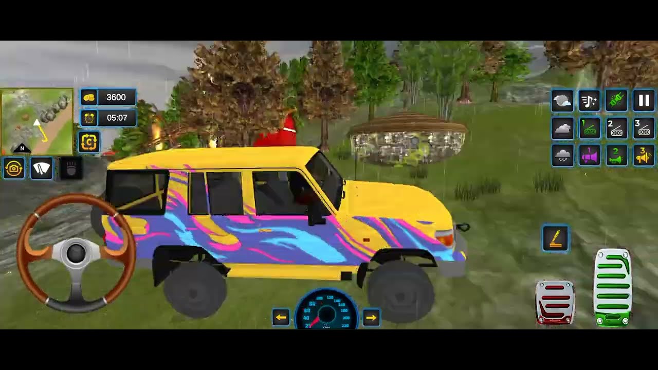 4x4 Offroad Jeep Driving Simulator 3D - Drive SUV 4x4 jeep Offroad Game - Android GamePlay