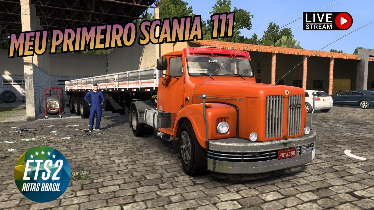SCANIA 111   BORA GAMEPLAY NO MAPA ROTAS BRASIL