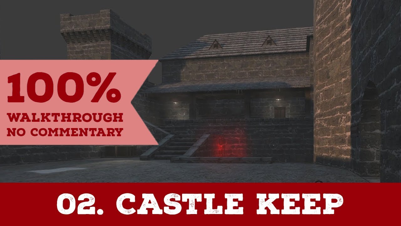 Return to Castle Wolfenstein Walkthrough (All Secrets,I am Death Incarnate) part 2 CASTLE KEEP