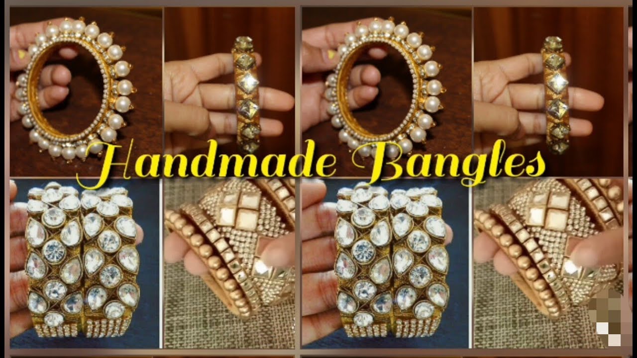 6 Party Wear Bangles Making/Silk Thread Bangles/Kundan Bangles making.