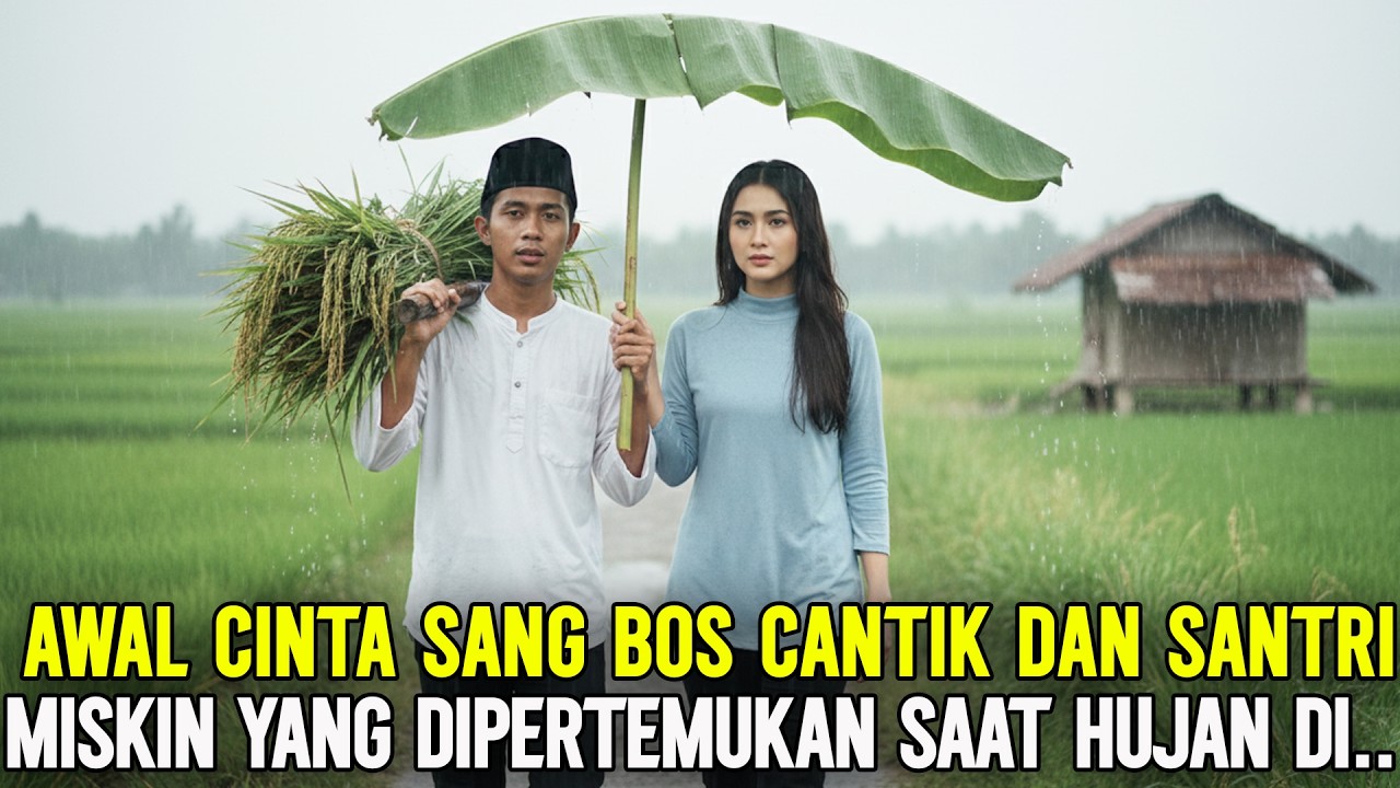 Takdir Hidup Santri Miskin Tukang Ngarit Berubah Setelah Menolong Bos Cantik yang Kehujanan