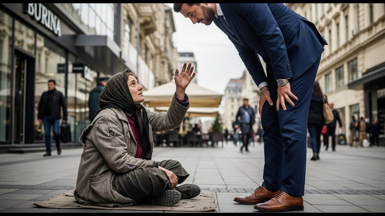 Cerșetoarea voia 5 lei să mănânce. Milionarul a zis „Muncește” Trei zile mai târziu a aflat cine era