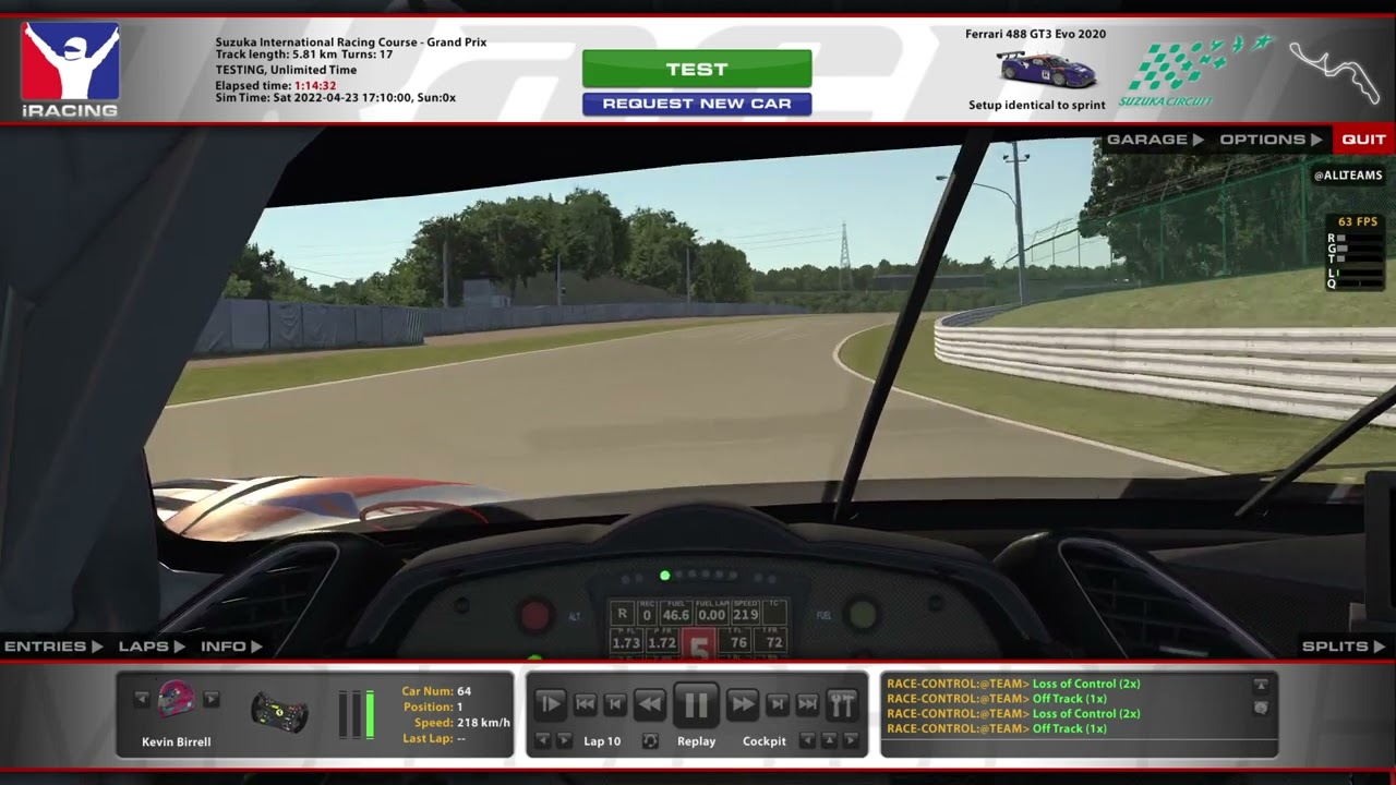 Ferrari Fixed - Suzuka 1:57.837 VRS Temps