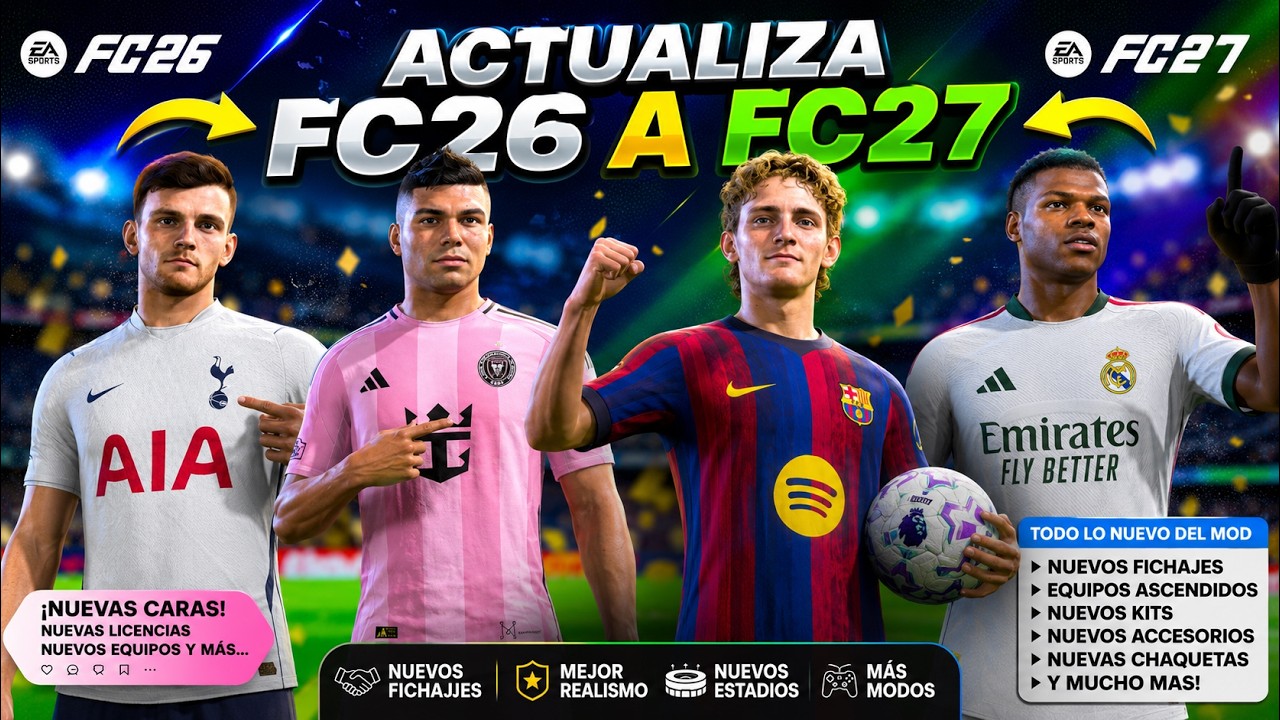 Como Actualizar FC26 a FC27 V1 TU1.6.3