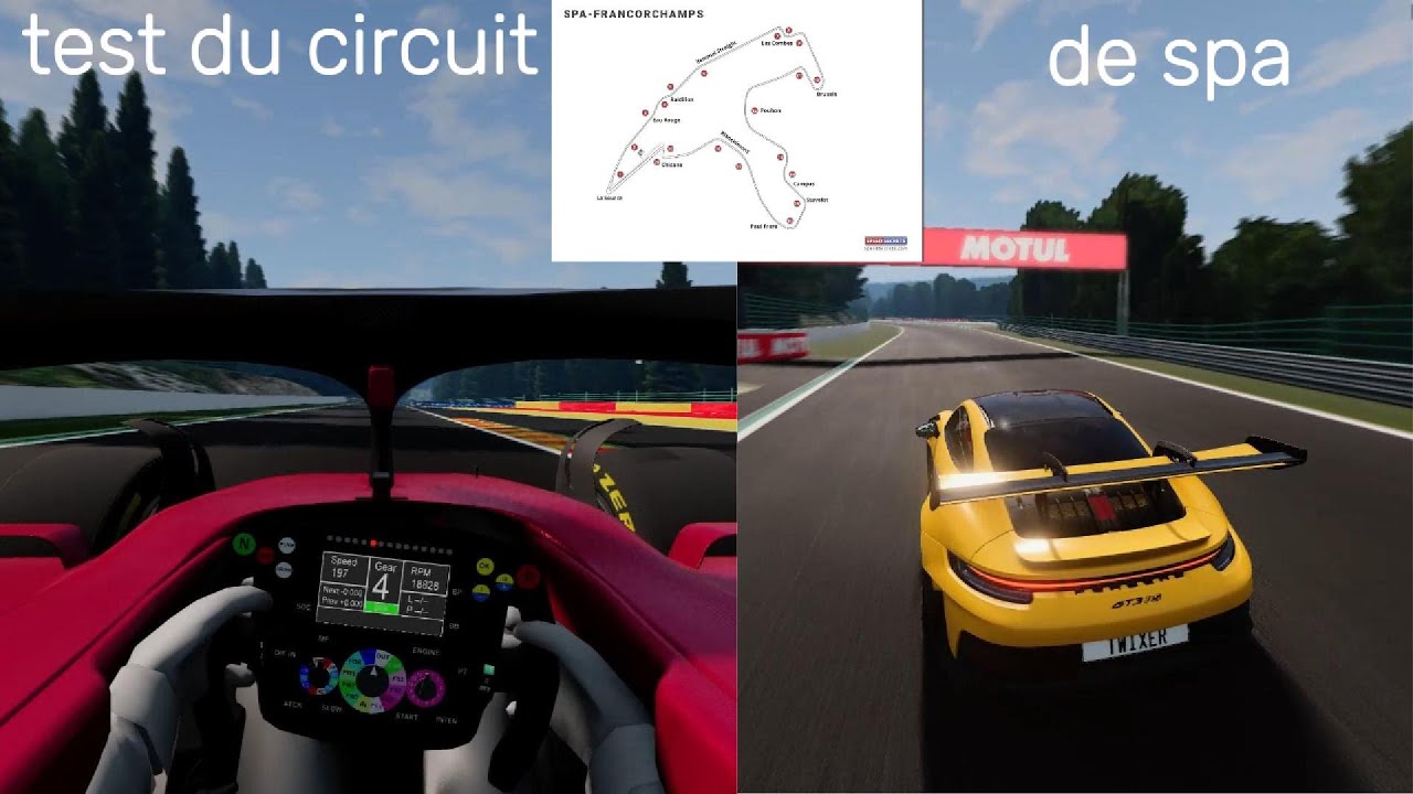 test d'un nouveau circuit (beamNG)