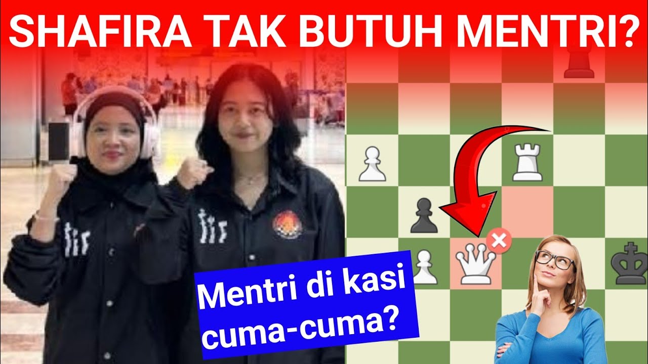 Shafira bikin lawan terkecoh..!!!? Shafira versus pecatur kuat asal Kanada 