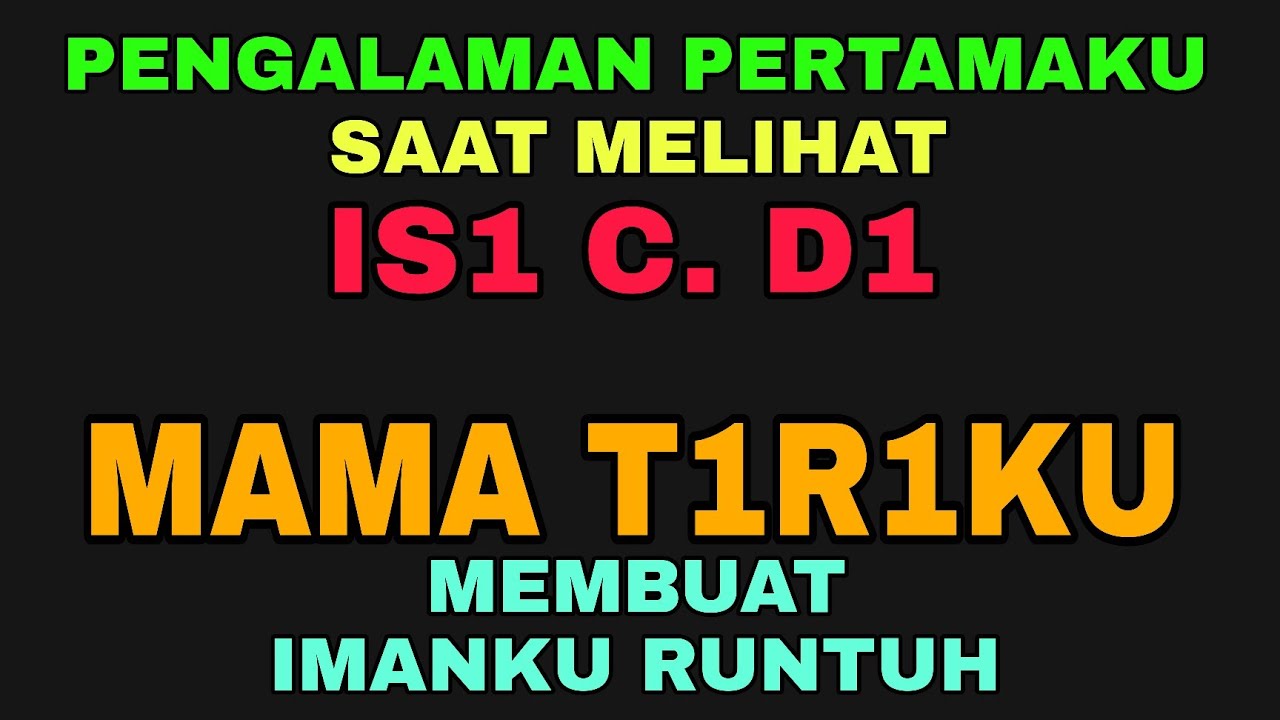 Pengalaman Pertamaku Yang Sangat Luar Biasa || Kisah Nyata Tak Terduga