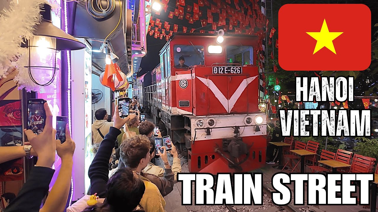 Откройте для себя яркую атмосферу на улице Ханоя Vietnam Train Street