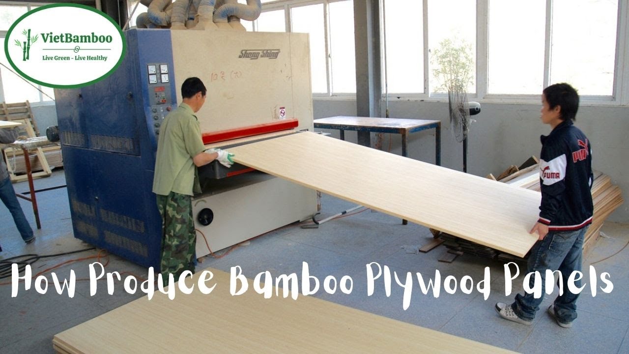 How to Produce Bamboo Plywood Panels 17 Aug