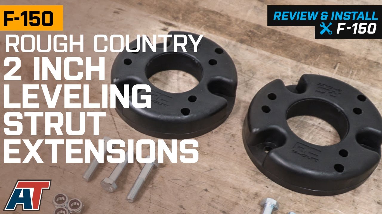 2009-2020 F150 Rough Country 2 Inch Leveling Strut Extensions Review & Install