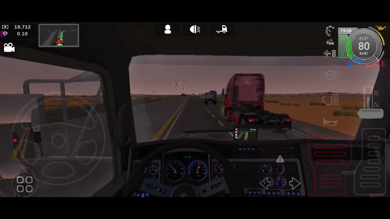 Grand Truck Sim 2 - Double Trailer drive 