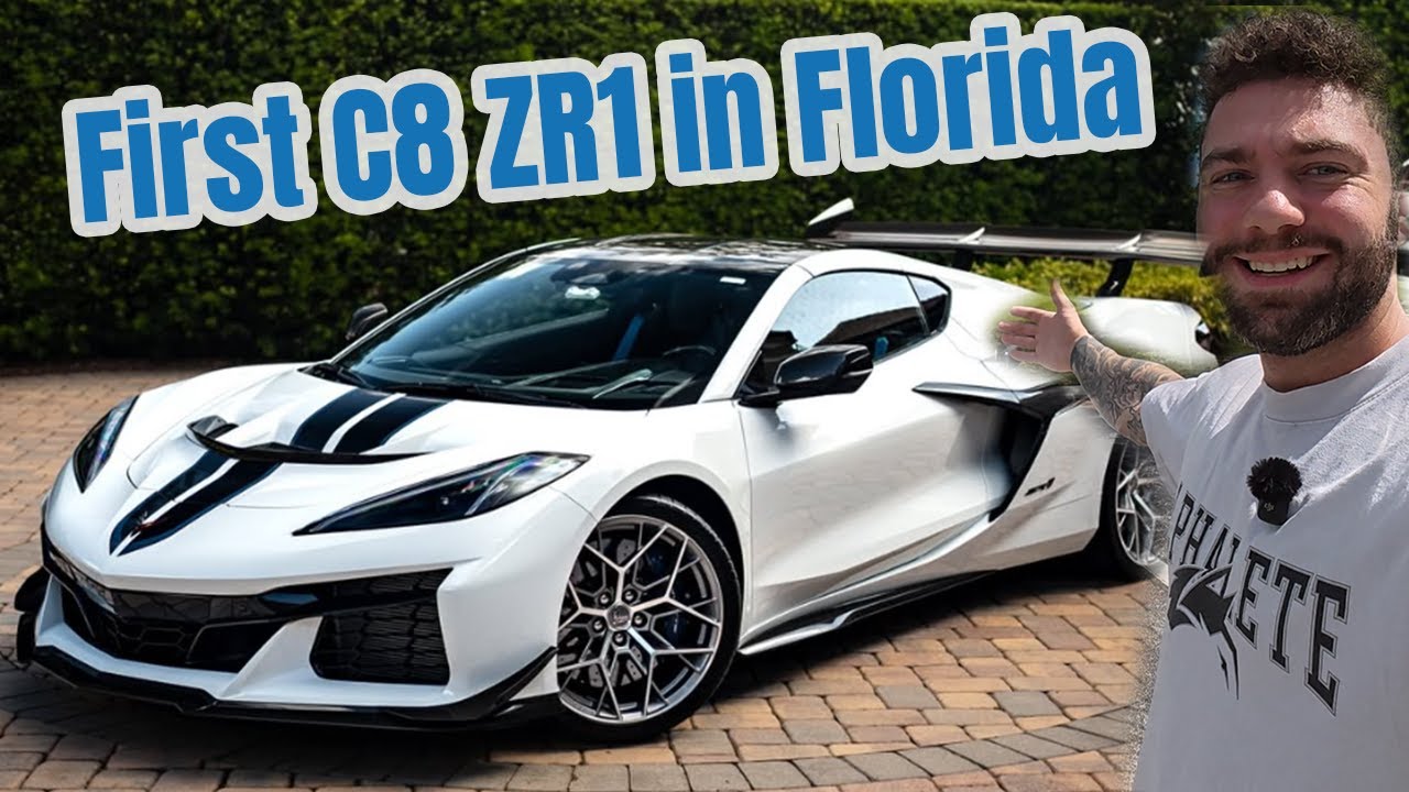КАК Я ПОЛУЧИЛ ОДИН ИЗ ПЕРВЫХ C8 ZR1 — Вождение + Ролики