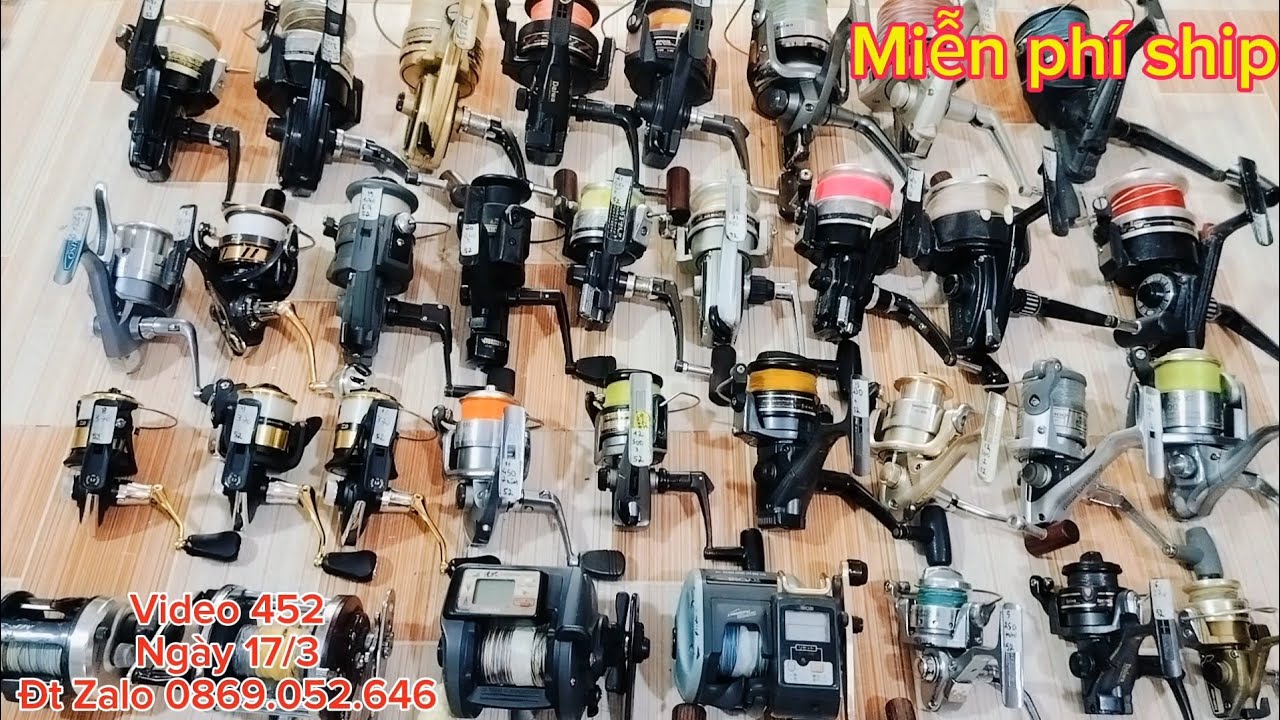Video 452⭐ Lô máy câu Nhật Bãi ☎️ Zalo 0869052646