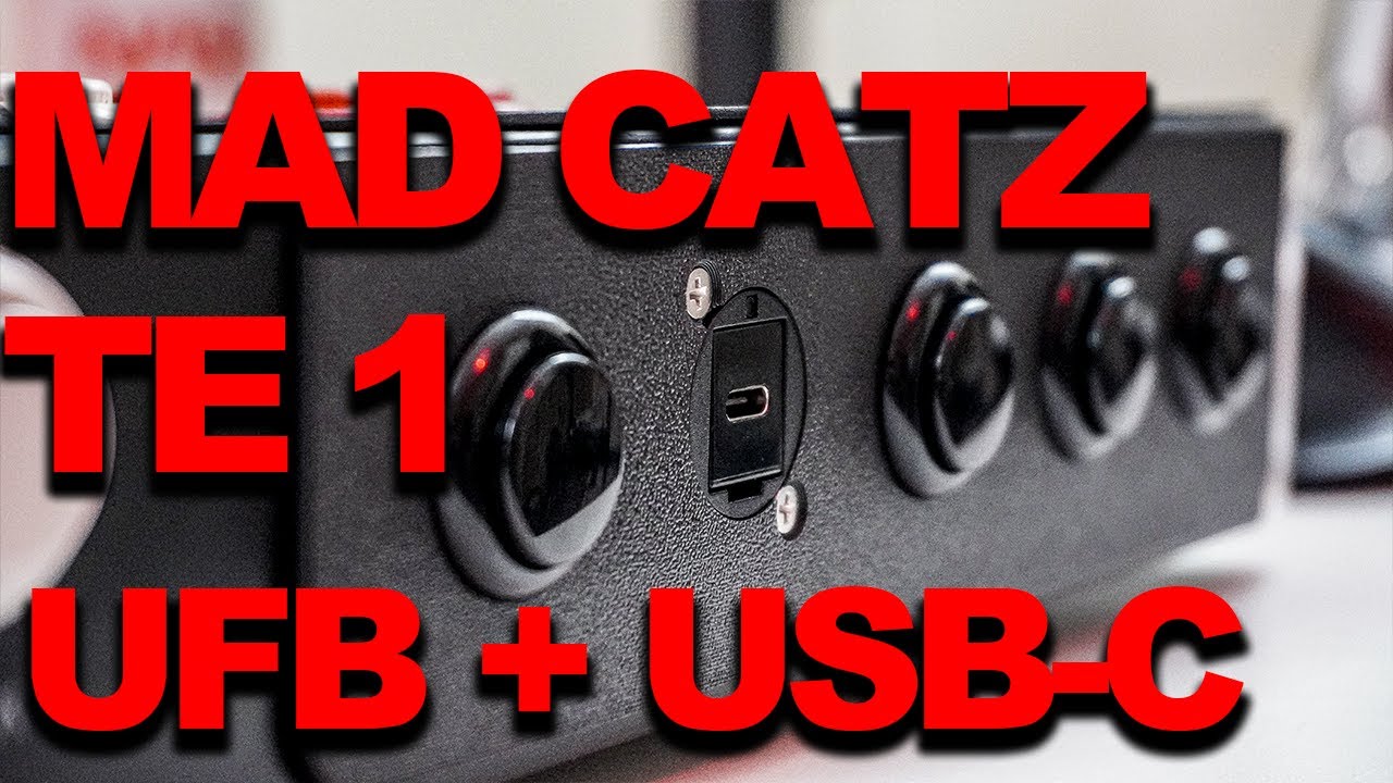 Bringing my Mad Catz TE 1 into the Future // UFB and USB-C Mod