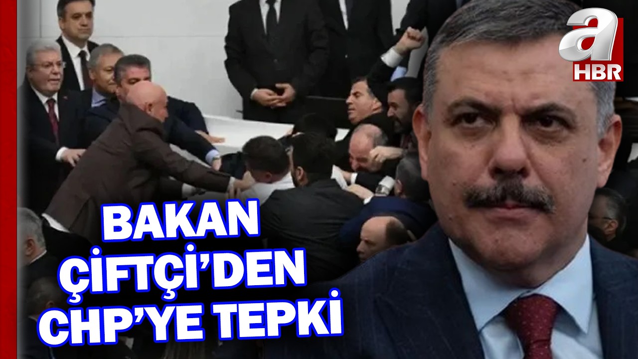 CHP'den kürsü işgali! Bakan Çiftçi: Gazi Meclis'in mehabetine yakışmadı! | A Haber
