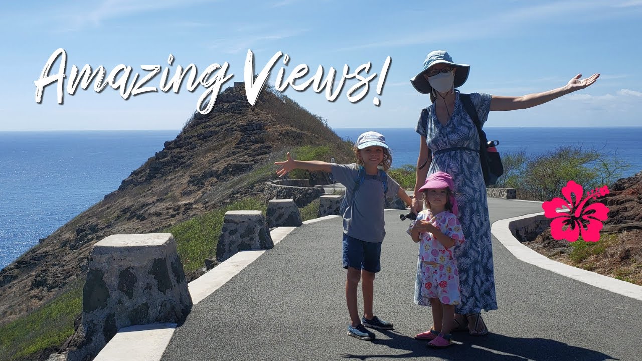 Makapuu Lighthouse Trail Hike with Kids, Beautiful Views on Oahu Hawaii