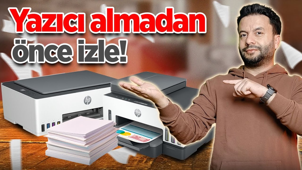 Yazıcı almadan önce izle! HP Smart Tank 580/750 inceleme!