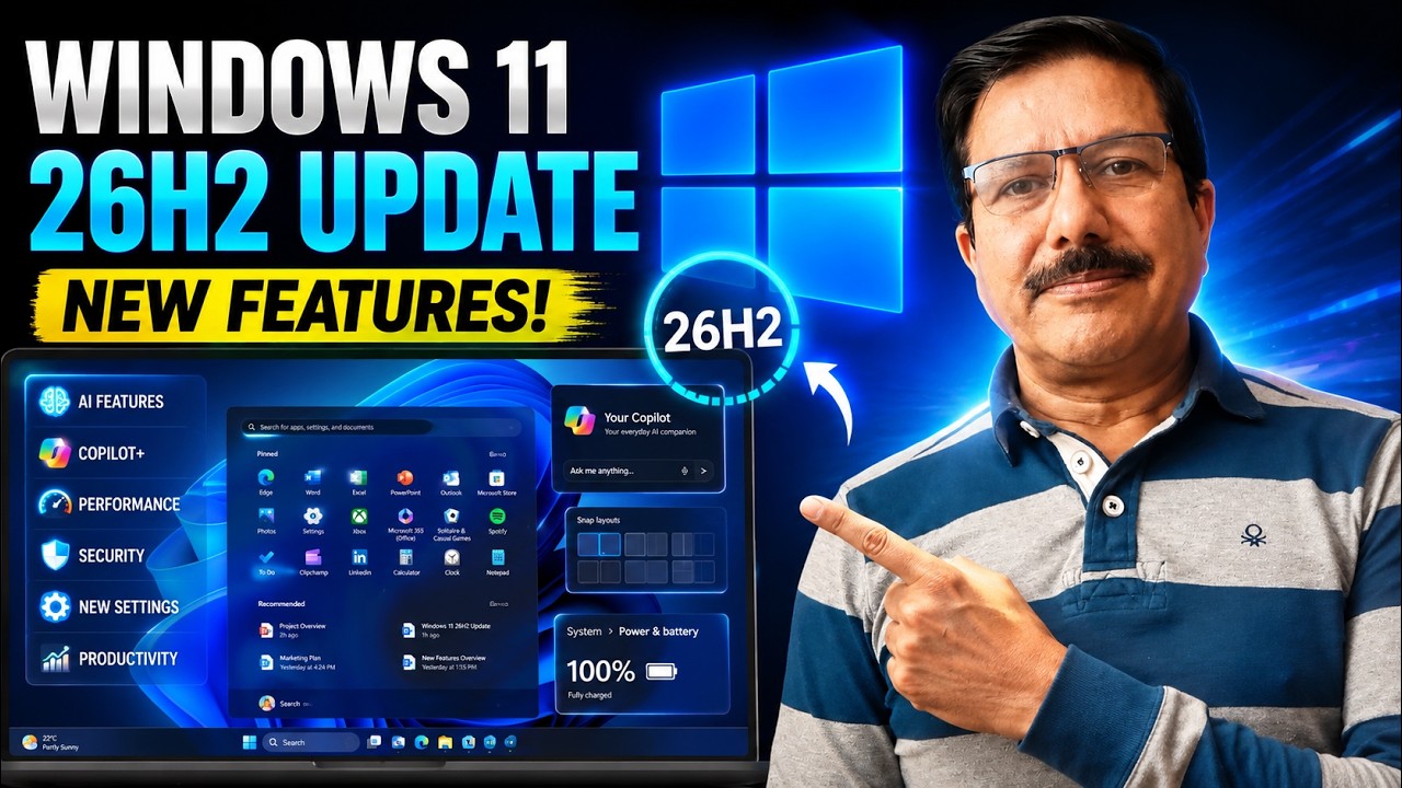 Good News for Users! Windows 11 26H2 Update &mdash; New Features, Improvements & Enhancements