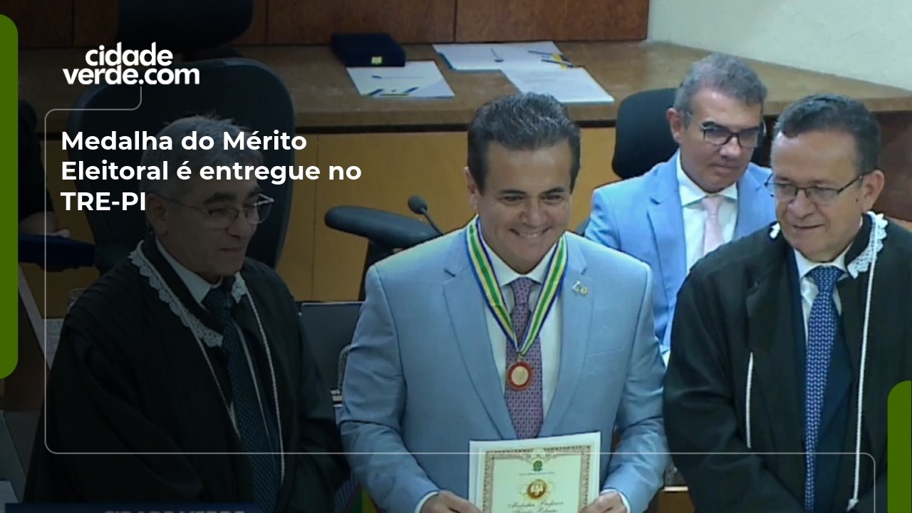 Medalha do Mérito Eleitoral é entregue no TRE-PI