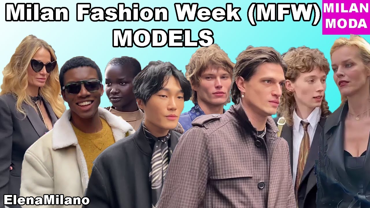 Models in Milan  Fashion week Milan 🇮🇹 #italy #milan #mfw