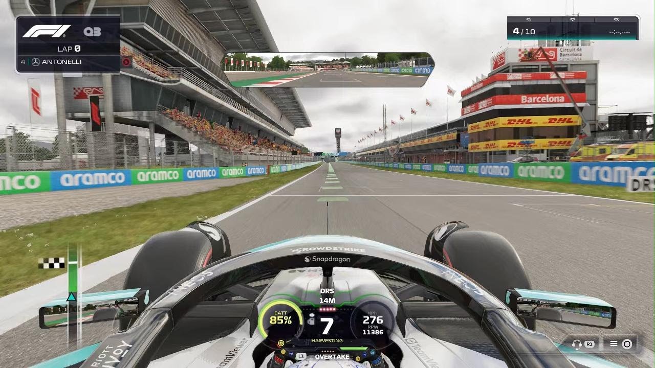 F1 25_Kimi Antoneli careers mode Mercedes Gameplay