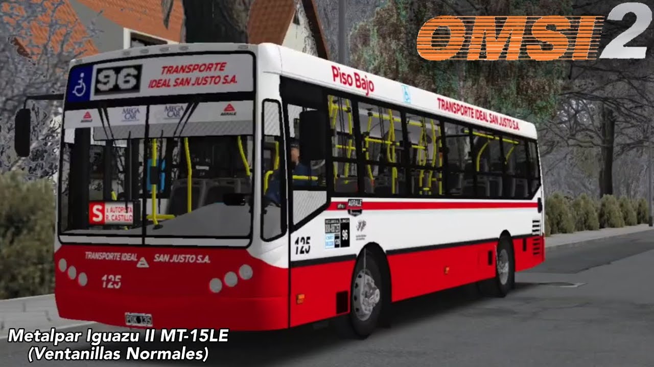 OMSI 2 Argentina | Metalpar Iguaz&uacute; II MT-15LE (Ventanillas Normales) | Fikcyjny Szczecin | L.96