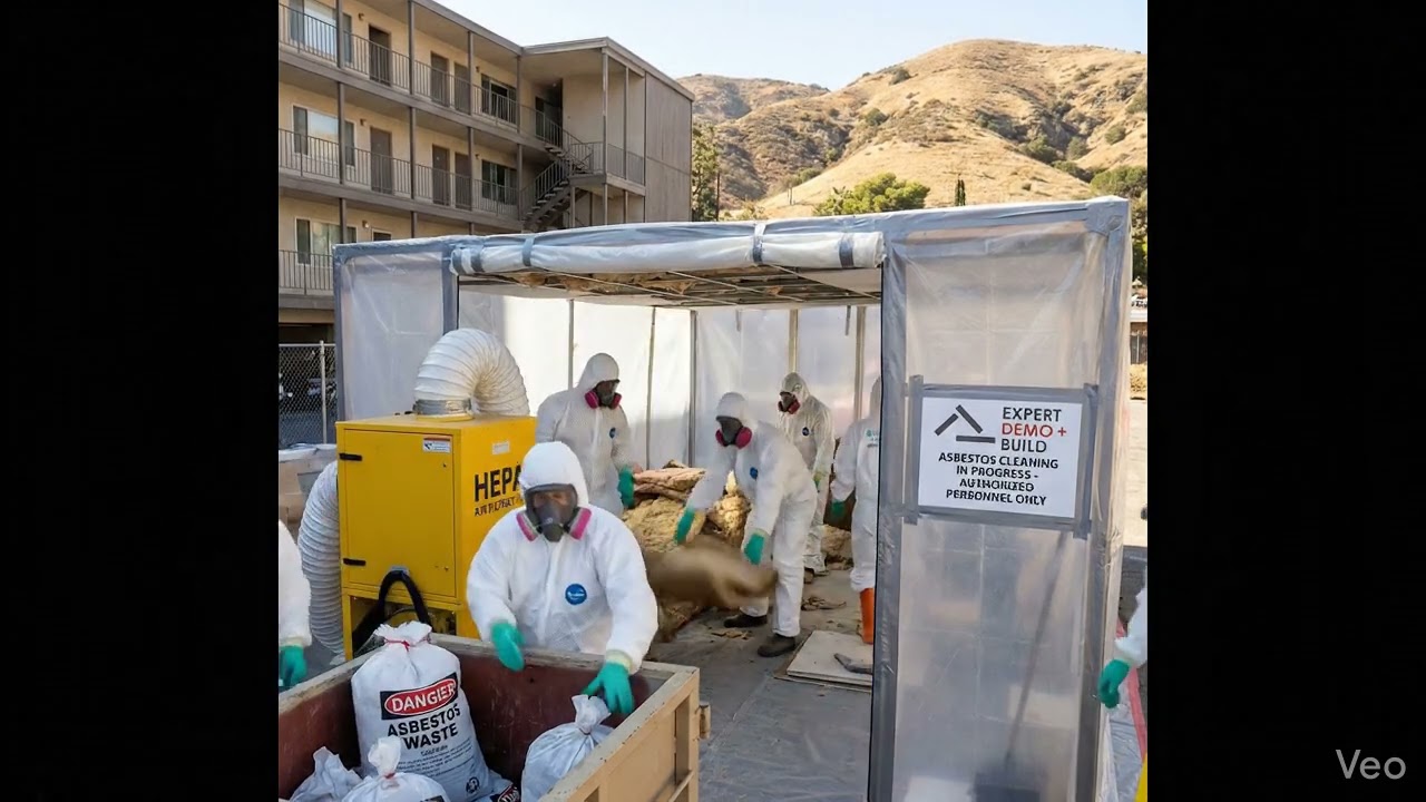 Hazardous Materials Cleaning in California Construction Sites #expertdemobuild #demolition