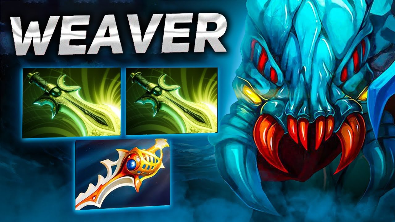Weaver в патче 7.40b 🔥🔥🔥 Безумный ваншот Divine + 2 бабочки Dota 2