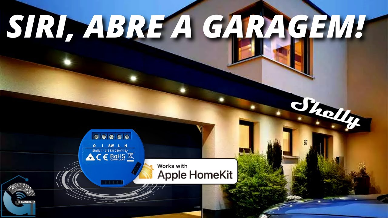 Como configurar Shelly no Apple HomeKit para abrir a garagem!