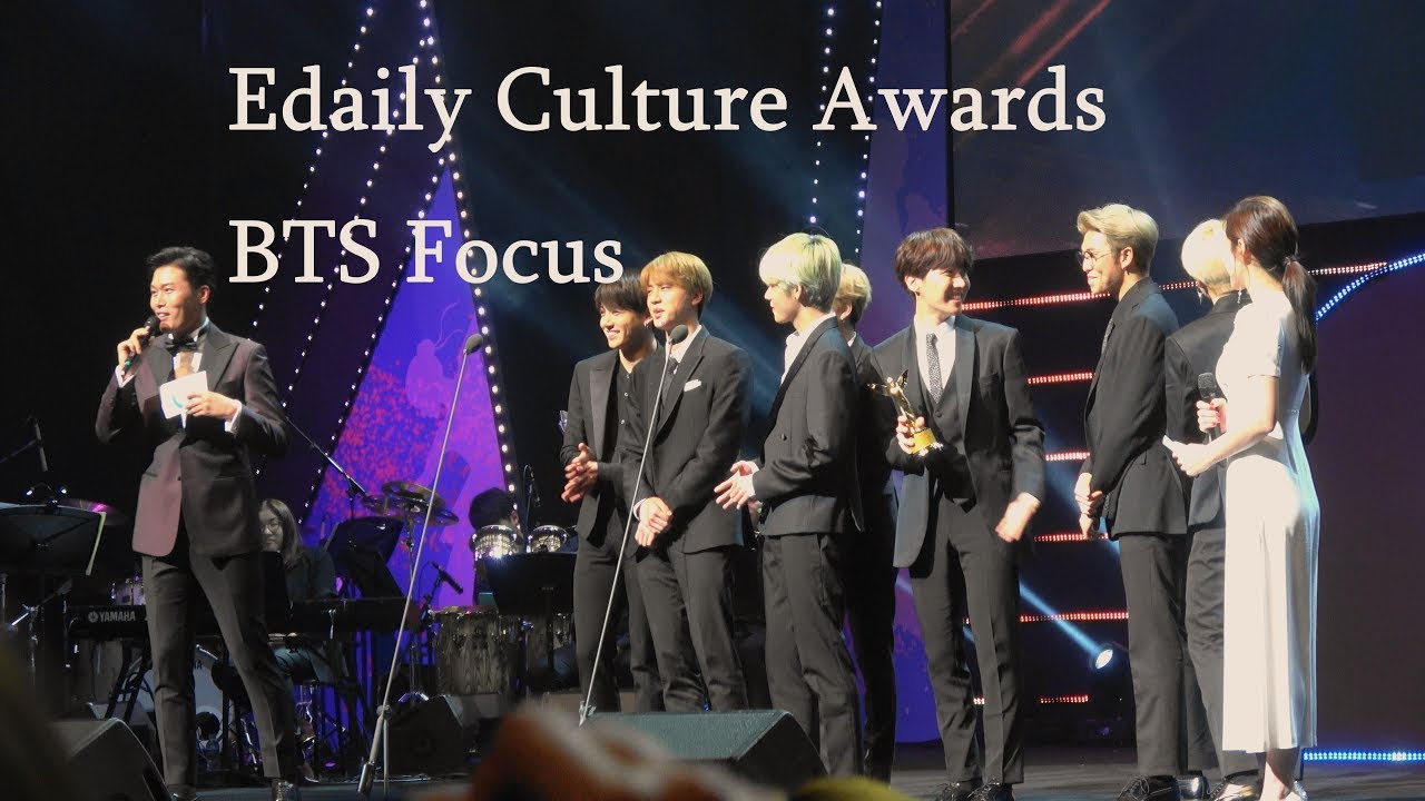 [4K] 190226 이데일리문화대상 방탄소년단 수상 및 인터뷰 FULL직캠/BTS FOCUS
