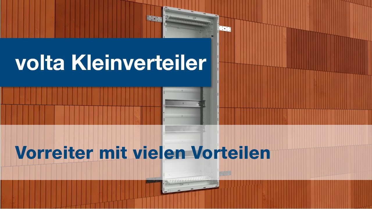 volta Unterverteiler: Vorreiter unter den Kleinverteilern mit vielen Vorteilen