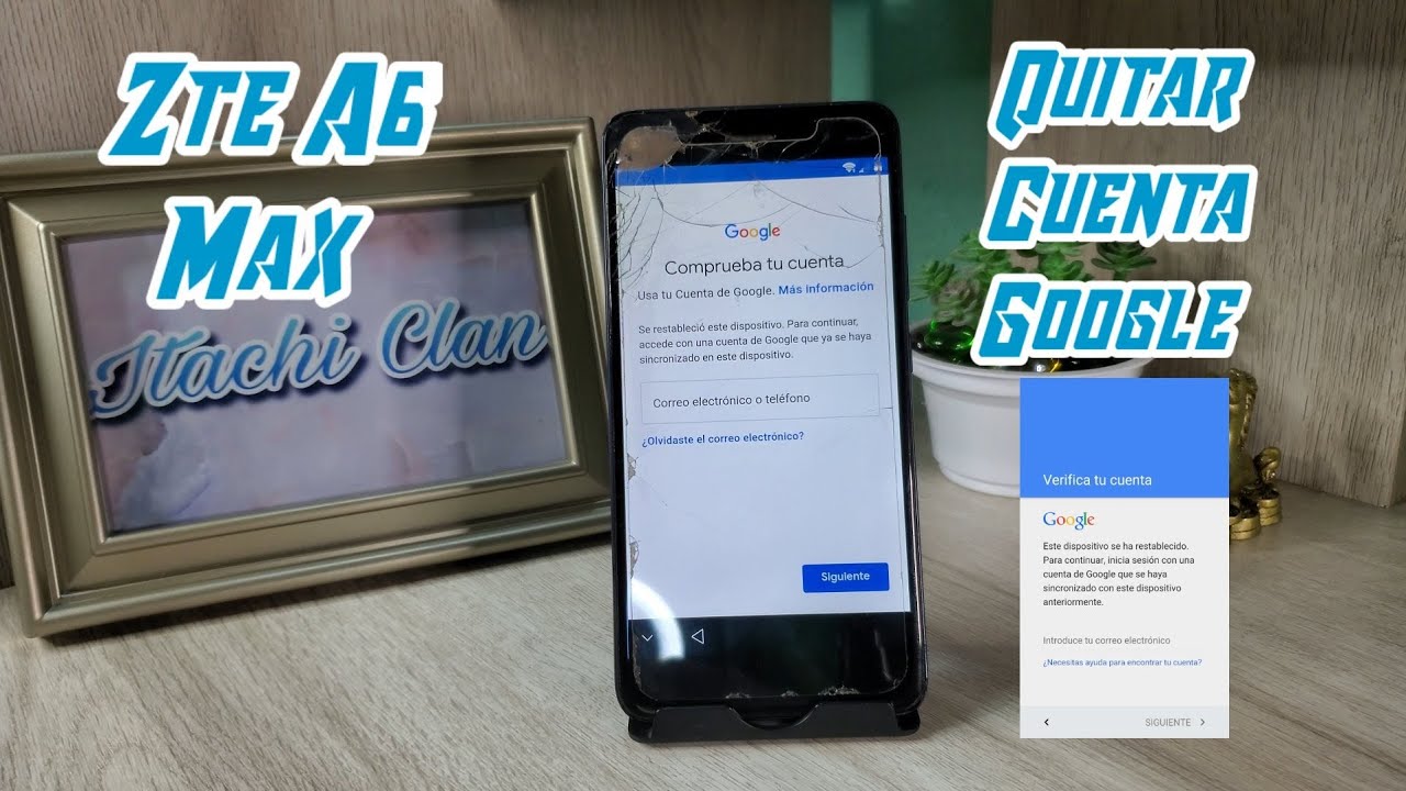Borrar Cuenta Google ZTE A6 Max Último Parche De Seguridad